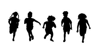 children running